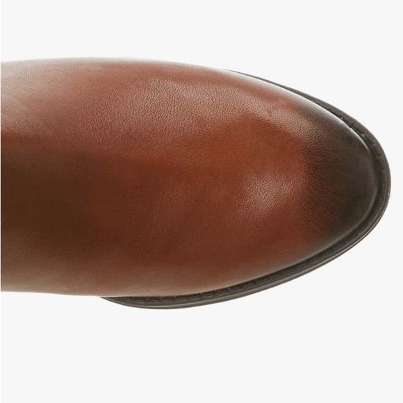 SOLD! Sam Edelman Women's Penny Classic Equestrian Brown Leather Knee High Boots - Picture 4 of 16